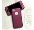 360° kryt Mate silikónový iPhone 5/5S/SE - fialový
